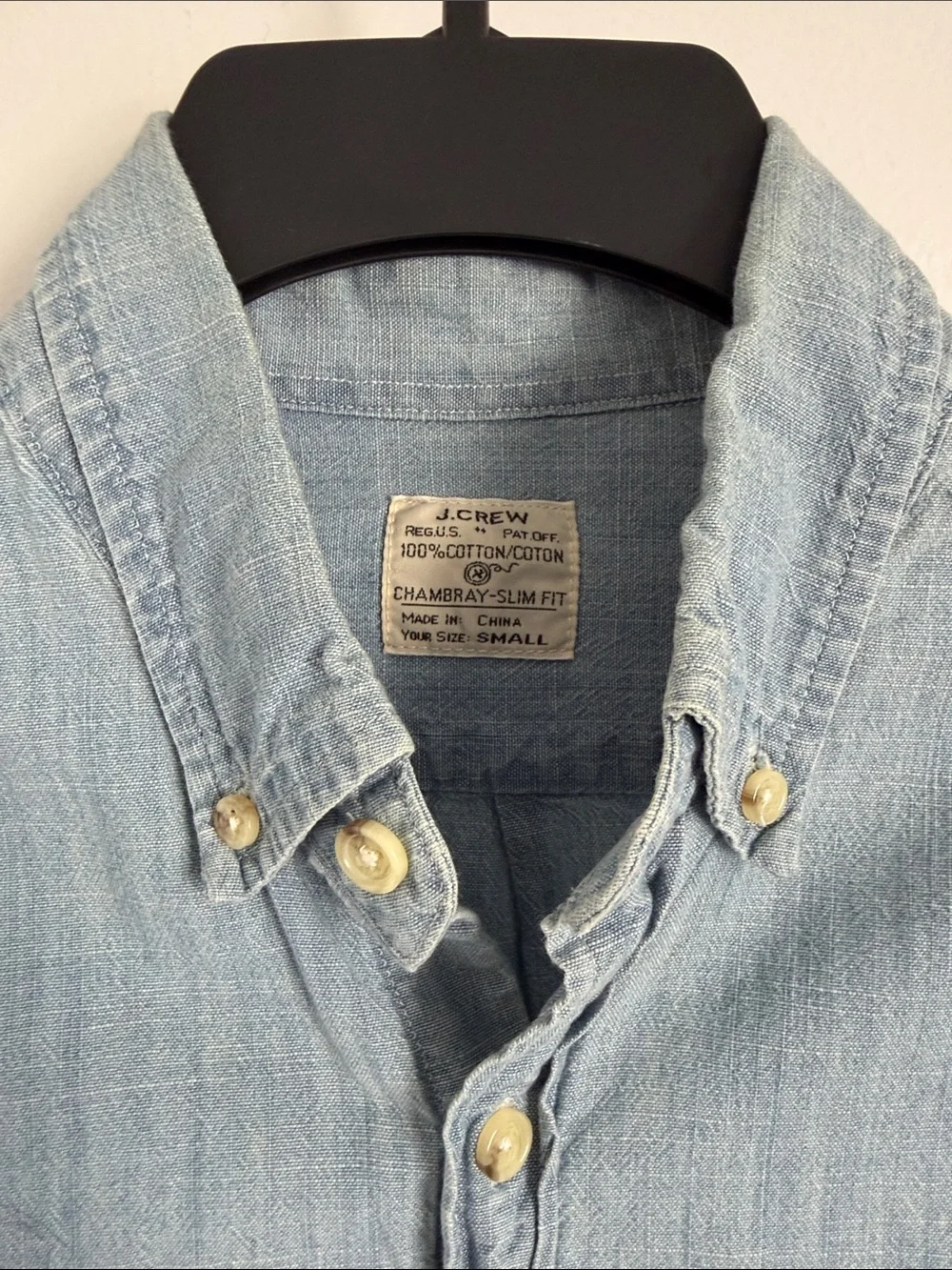 J. Crew Chambray Button-Down Shirt | Slim Fit